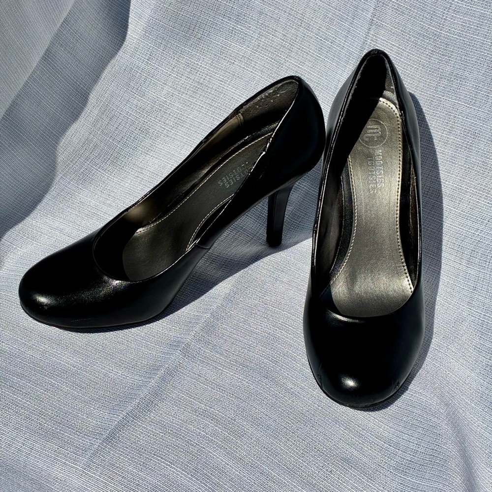 Classic Black “Leather” Pumps